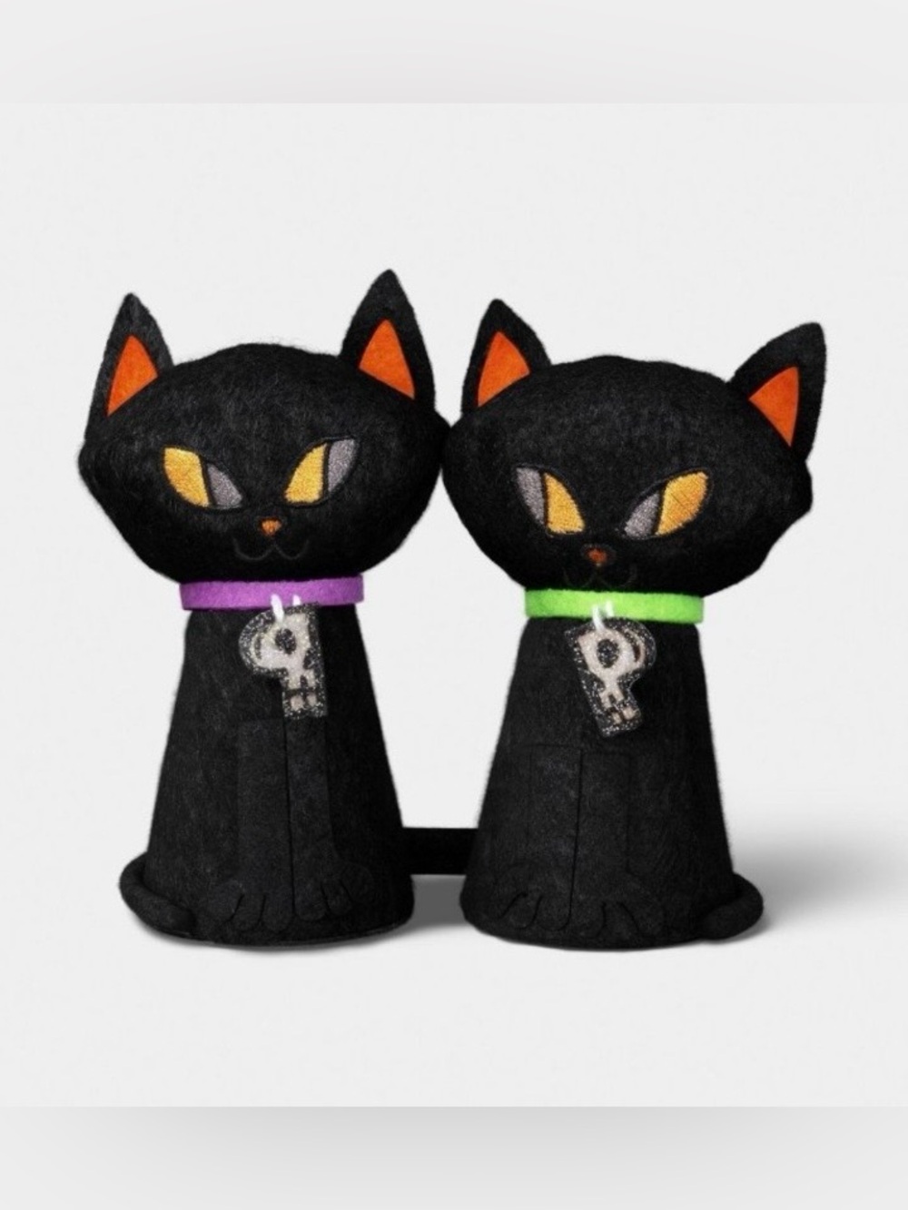 Black Cats Friendship Duos Decorative Accent Set - Hyde and EEK! Boutique